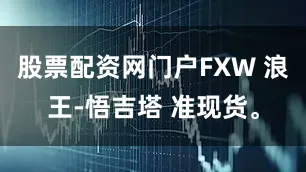 股票配资网门户FXW 浪王-悟吉塔 准现货。